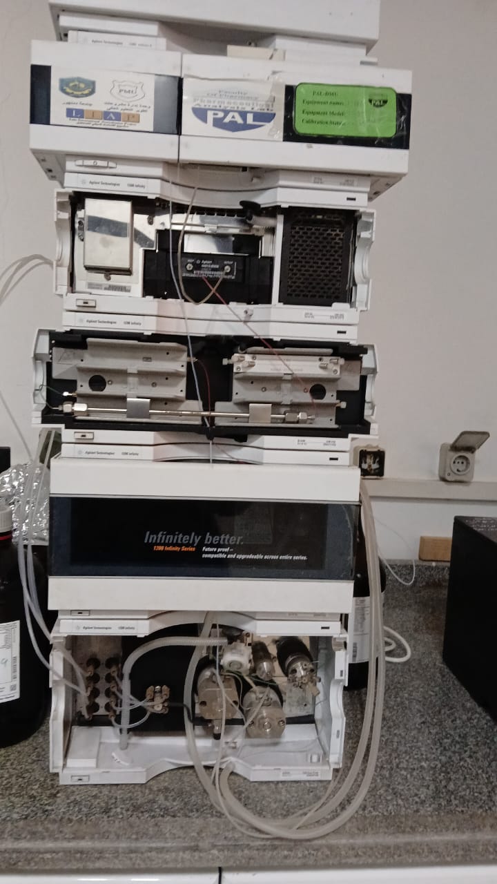Ultra high performance liquid Chromatograph system (UHPLC)